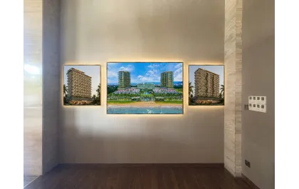 HƯỚNG NHÌN TỪ BACONY MỞ RA ĐẾN TẬN CHÂN TRỜI